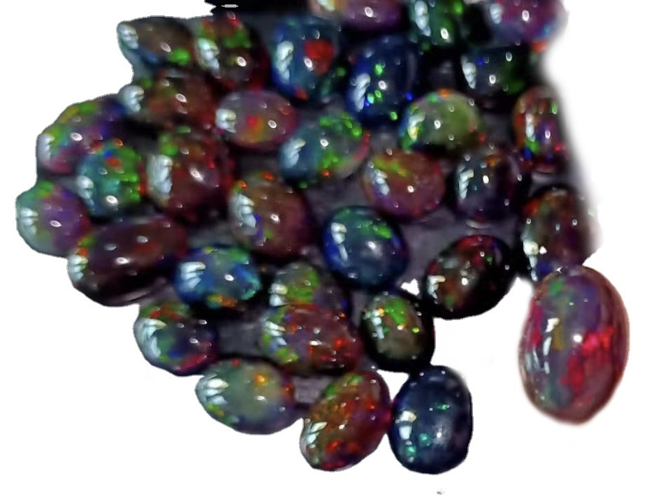 Естественный австралийский опал гладкий овальный свободный драгоценный камень австралийский опал кабошон 45