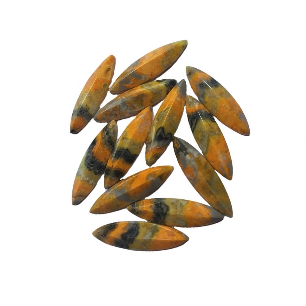 Natural Bumble Bee Mix Shape Cabochon Loose Gemstone Bumble Bee til að gera skartgripi 39