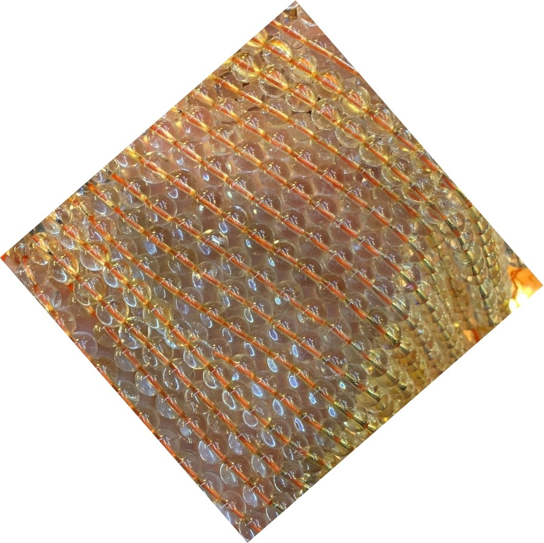 Faktori Dirèk Wholesale Fashion Pèl ki lach Natirèl Sitrin Round pèl 30