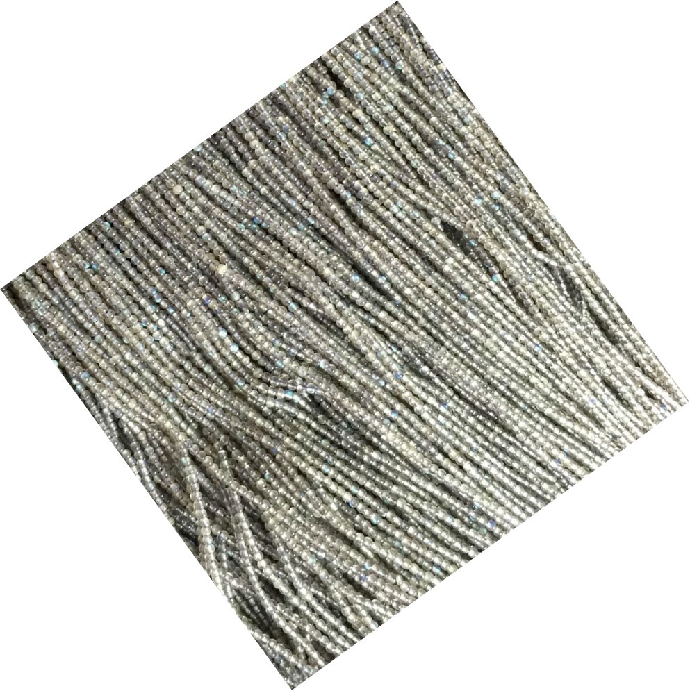 Natural Labradorite & Grey Moonstone Faceted Round Beads Inoporesa Gemstone Offer 7