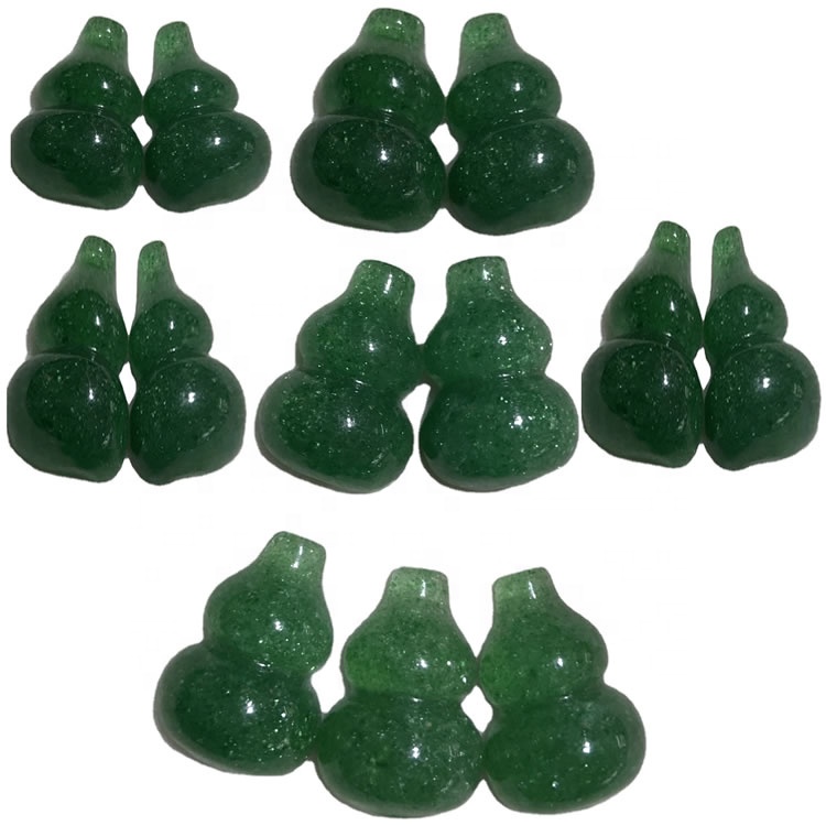 STALE yashil rang qulupnay kvarts gemstone Cucurbitt Cucurbit Cococon ulgurji savdo 31