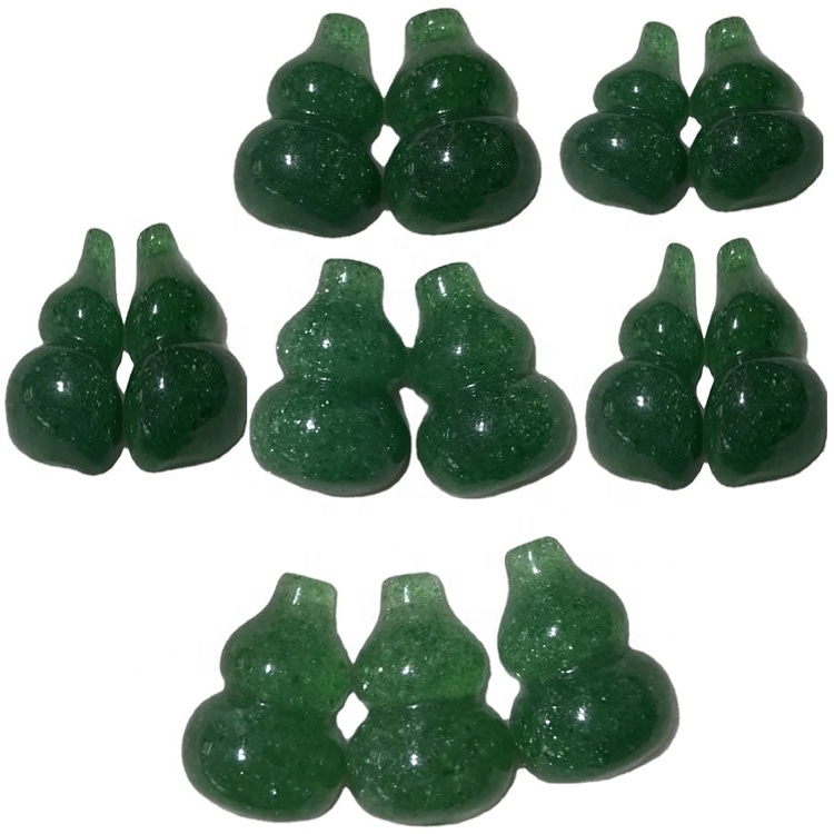 STALE yashil rang qulupnay kvarts gemstone Cucurbitt Cucurbit Cococon ulgurji savdo 35