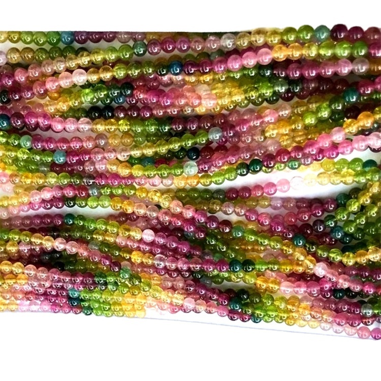 Populaarne looduslikult Tourmaline Rubellite Apürite Beads Strings TOURMALINE RUBELITE APYRITE 13