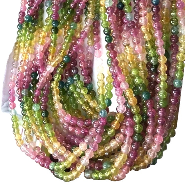 Populaarne looduslikult Tourmaline Rubellite Apürite Beads Strings TOURMALINE RUBELITE APYRITE 9