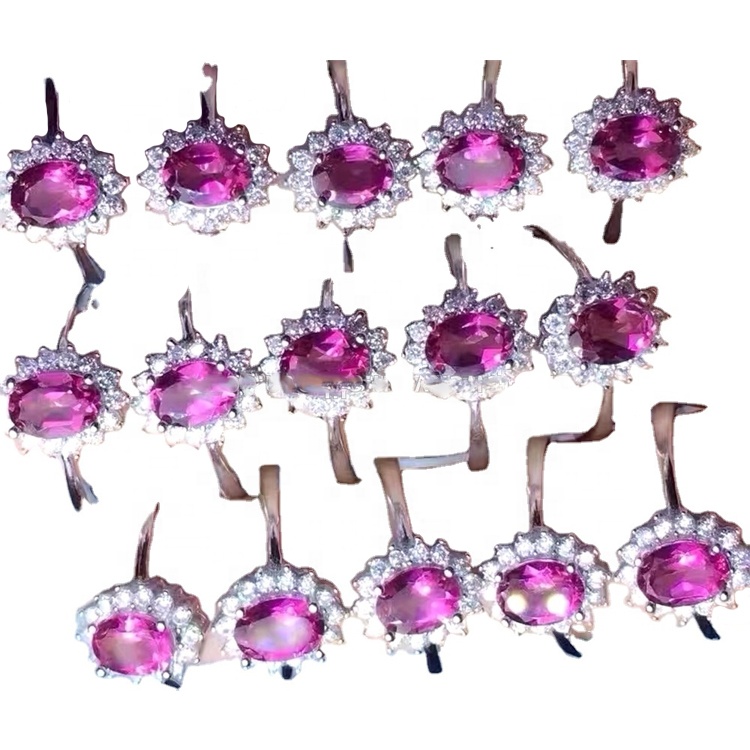 925 실버 자메이스트 링 토르말린 링 레이디 용 9