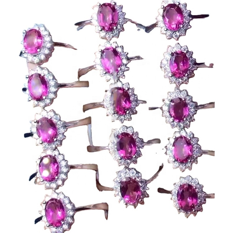 925 실버 자메이스트 링 토르말린 링 레이디 용 11