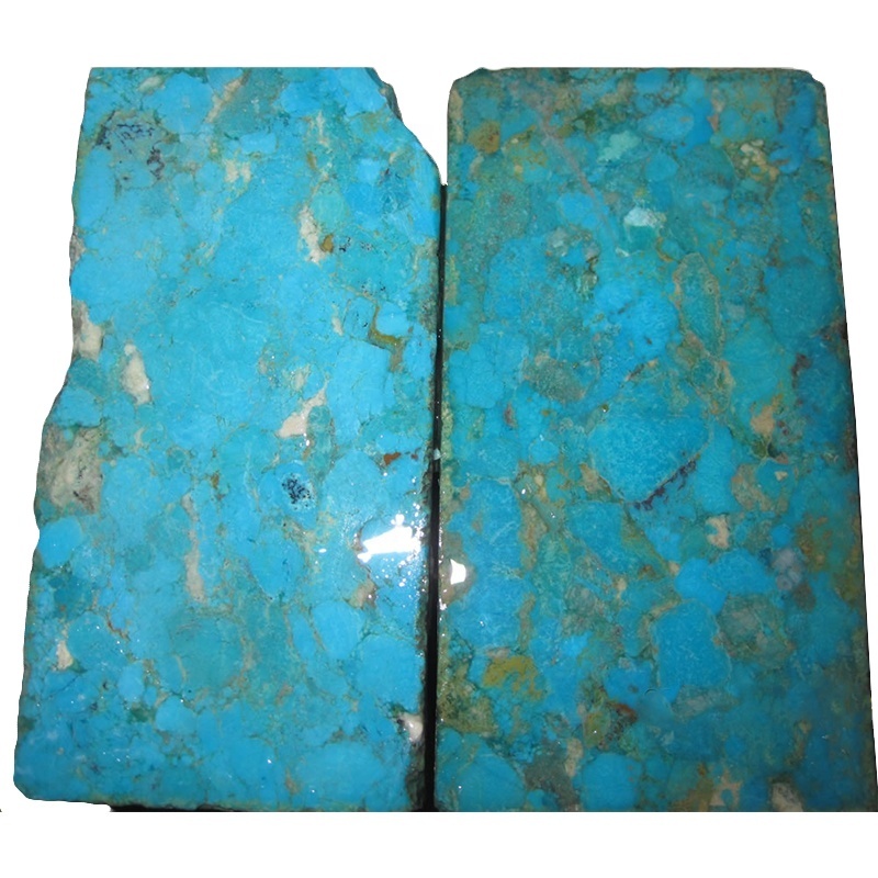 100% Natuurlik kleiner stukke saamgeperste turkoois ruwe materiaalblokke massa hoeveelheid maak groothandel 7