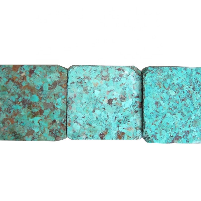 100% Natuurlik kleiner stukke saamgeperste turkoois ruwe materiaalblokke massa hoeveelheid maak groothandel 15