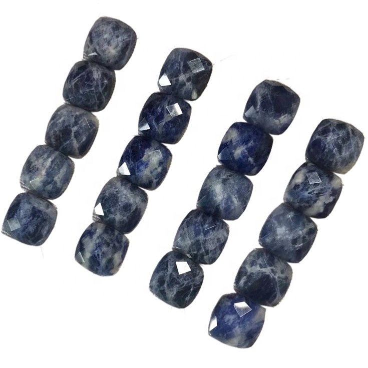 គ្រឿងអលង្ការ Sodalite King Sodalite SpaceDed Sealled បានធ្វើឱ្យការផ្គត់ផ្គង់ត្បូងពេជ្ររលុង 32