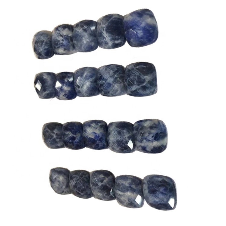 គ្រឿងអលង្ការ Sodalite King Sodalite SpaceDed Sealled បានធ្វើឱ្យការផ្គត់ផ្គង់ត្បូងពេជ្ររលុង 36