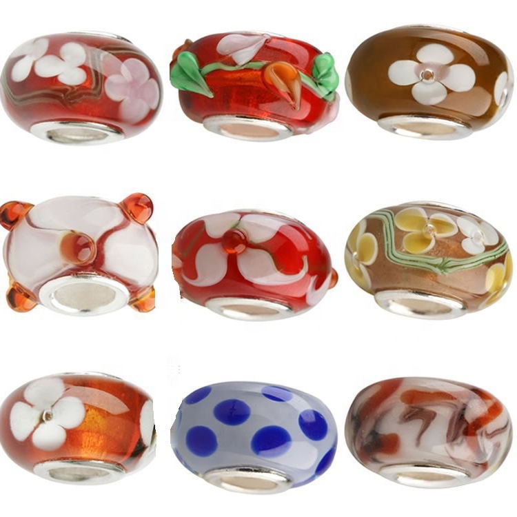 Silver emaye cham ajan Ewopeyen pèl CN gua 26 zh 13