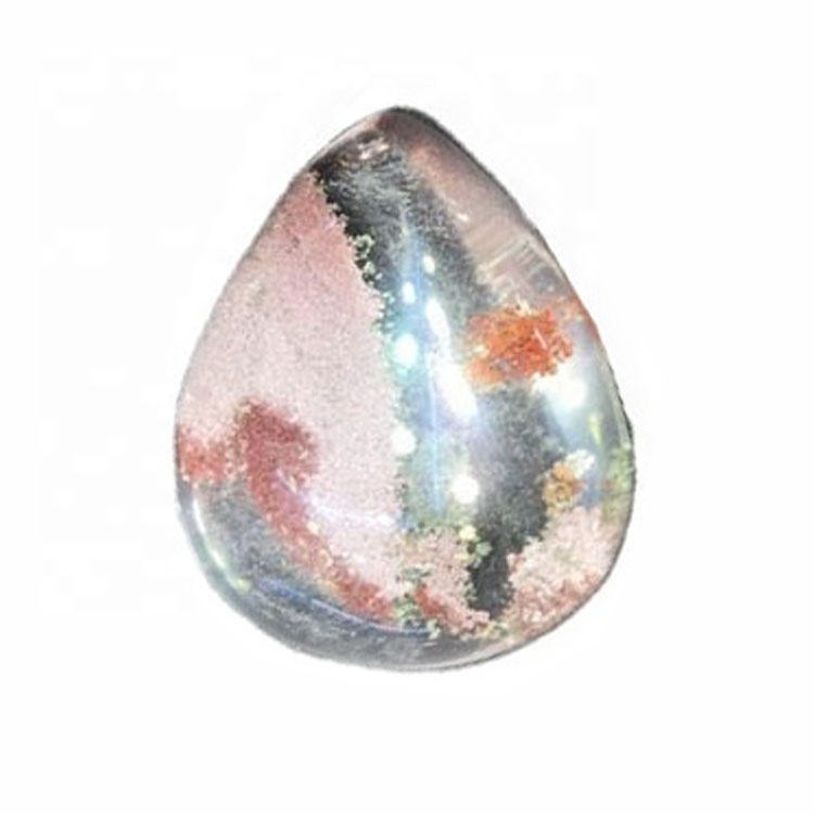 Натуральный Multi Color Phantom кварцевый Cabochon Lodolite Quartz Gemstone Garden Cardz Folde Gemstone для изготовления ювелирных изделий 33