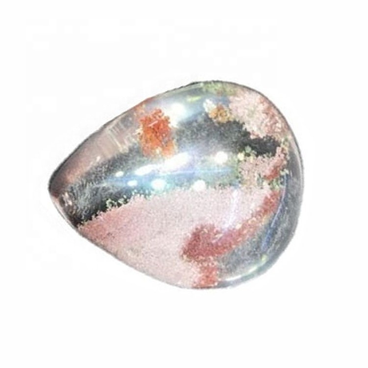 Натуральный Multi Color Phantom кварцевый Cabochon Lodolite Quartz Gemstone Garden Cardz Folde Gemstone для изготовления ювелирных изделий 39