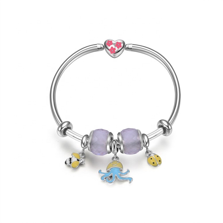 좋은 품질 유명 브랜드 925 실버 매력 펜던트 팔찌 9