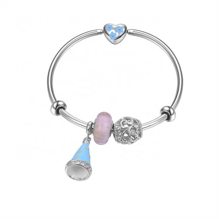 좋은 품질 유명 브랜드 925 실버 매력 펜던트 팔찌 15