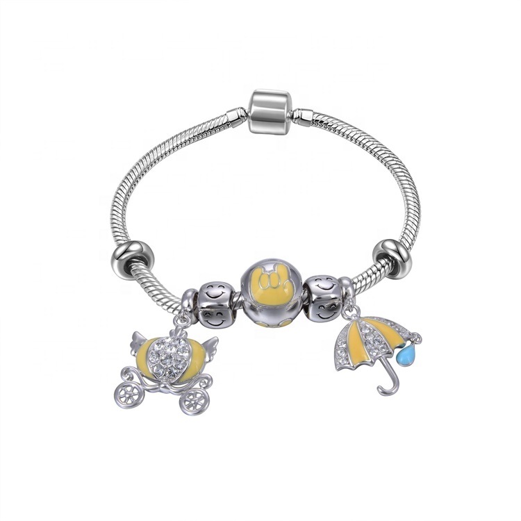 Fashion mærker 925 Sølv Charms Pendant Armbånd 7