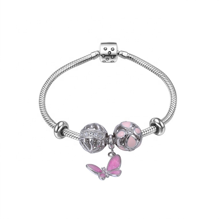 Fashion mærker 925 Sølv Charms Pendant Armbånd 11