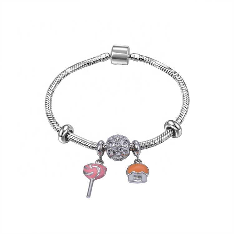Fashion mærker 925 Sølv Charms Pendant Armbånd 13