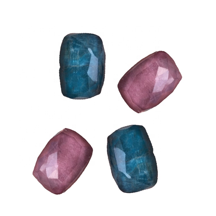 Faceted Crystal Quartz Gemstone Cabochons தளர்வான ரத்தின 43