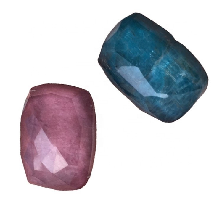 Faceted Crystal Quartz Gemstone Cabochons தளர்வான ரத்தின 45