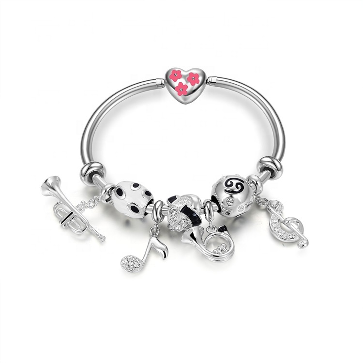 클래식 새로운 스타일 925 스털링 실버 팔찌 15