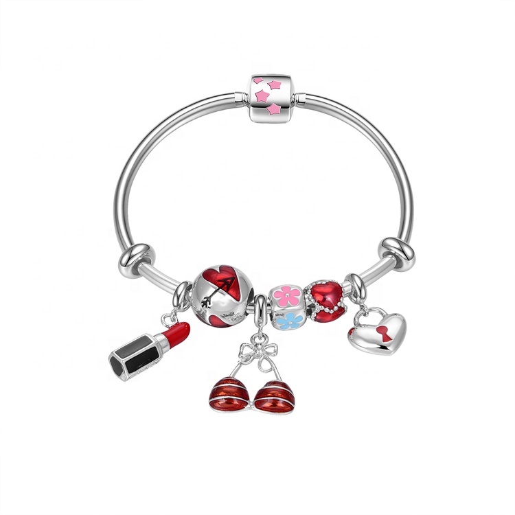 클래식 새로운 스타일 925 스털링 실버 팔찌 11