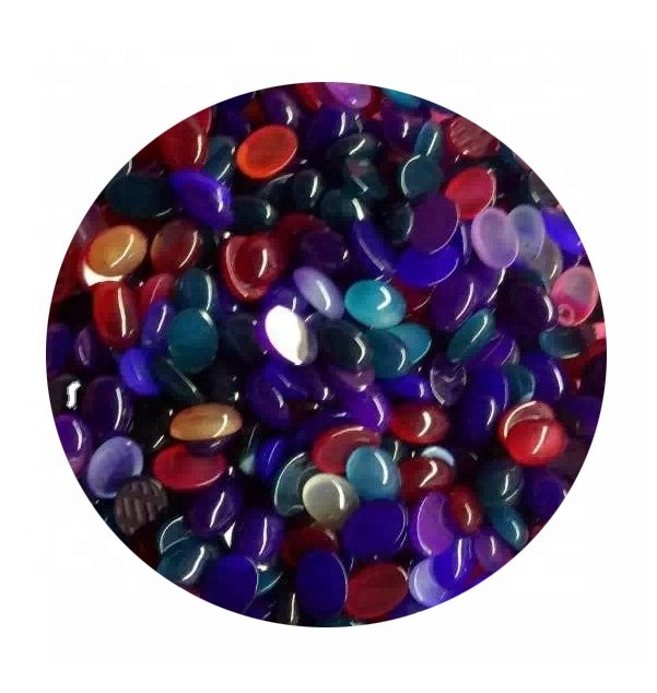 Natyrore Botswana Agate Cabochon cilësi të mahnitshme venat e gjalla bands botswana agat gemstone gjysmë të çmuar handpolish të lirshme gur j 36