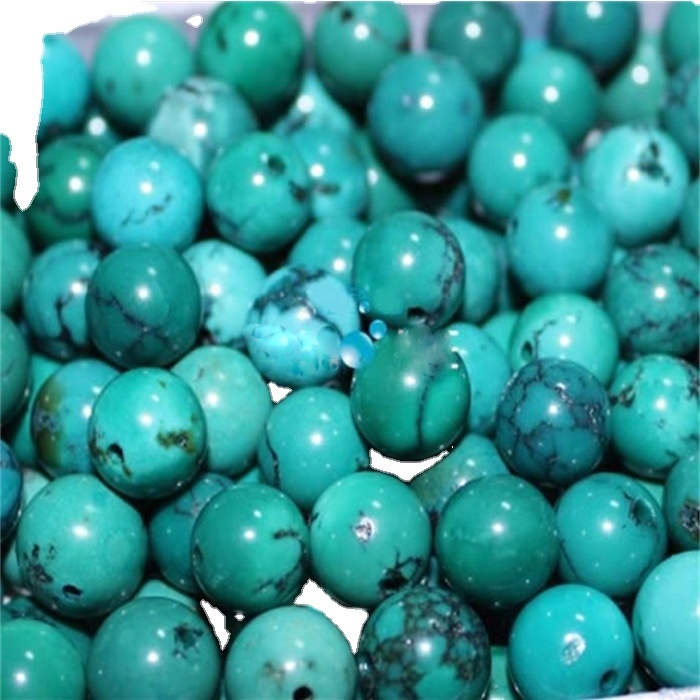 Wholesale 6mm Naturaly Turquoise Round beads Zvishongo zvinogadzira chaiyo turquoise kutenderera beads gemstone 11