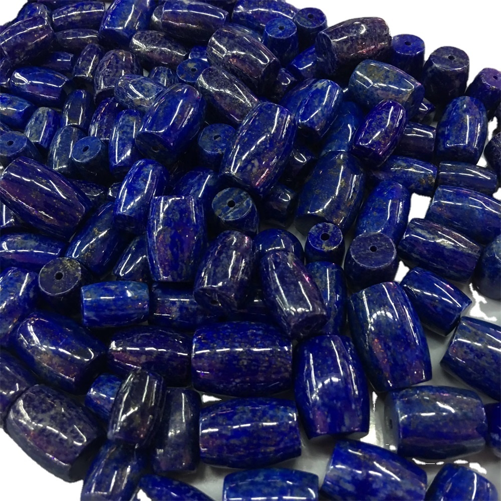 Lapis Lazuli Barrel Compers / Lapis Lazuli Riževi kroglice 36