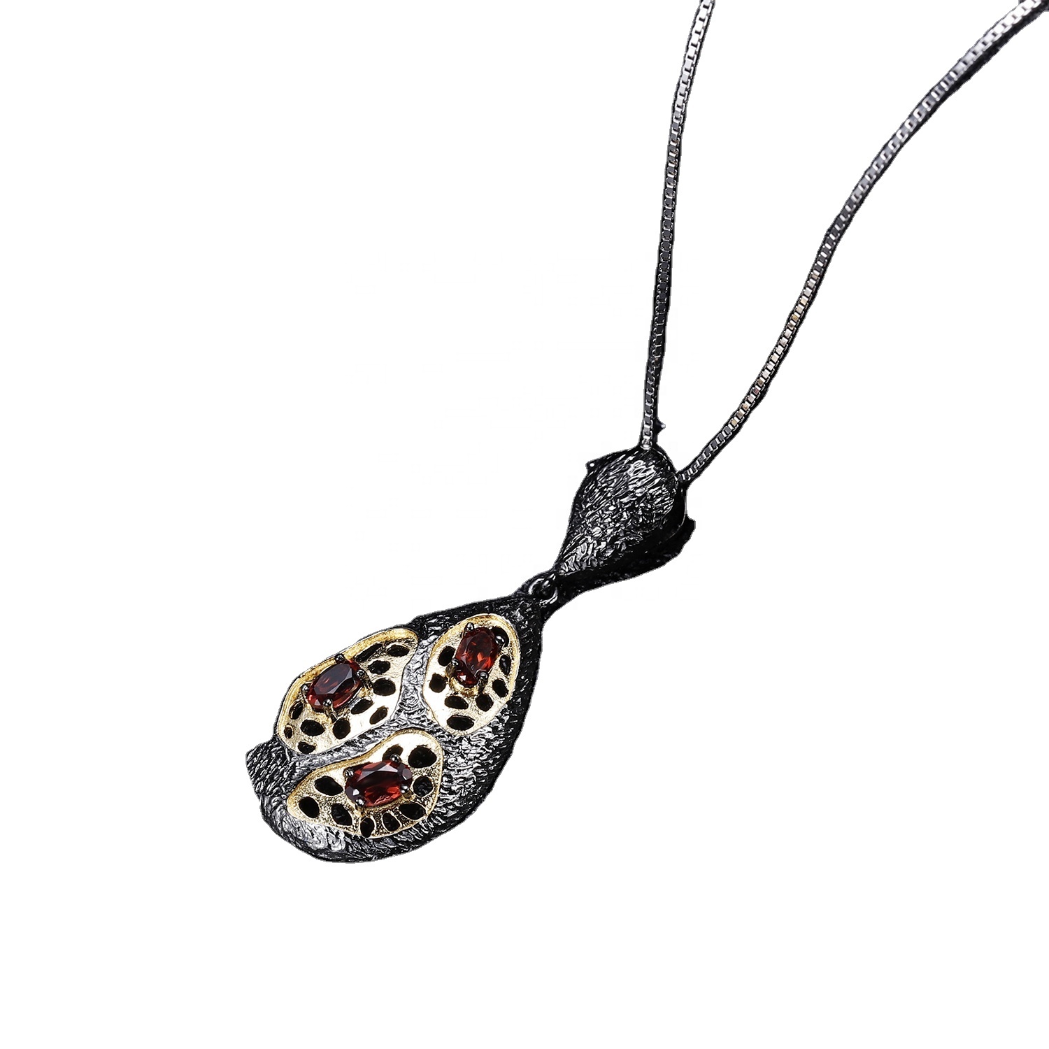 18 ק רובי האַלדזבאַנד בעזעל שטעלן האַלדזבאַנד / גאָלד רובי בילד קוסטאָמיזאַבלע פּענדאַנט פּענדאַנט פּענדאַנט פּענדאַנט פּענדאַנט פּענדאַנט פּענדאַנט 13