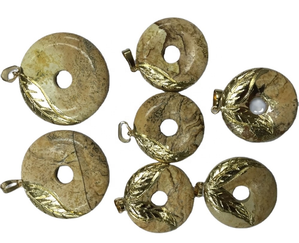 Ferskillende gouden as sulveren egstone-hanger meitsje heulende priis 15