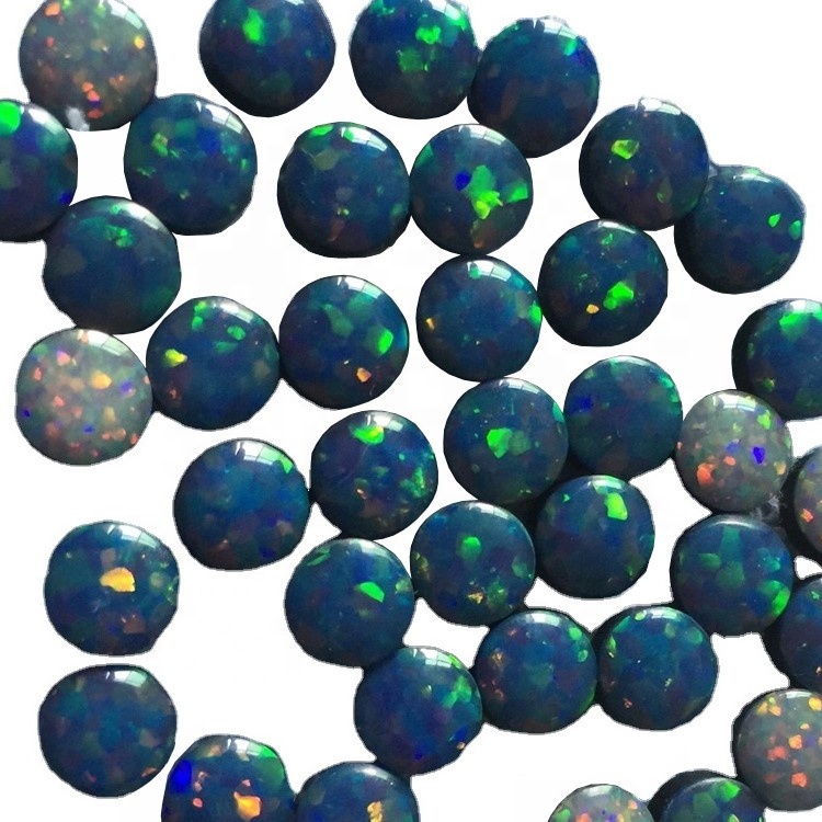 Safn (tvöfaldur andlit) Natural Eþíópíu Welo Cabochon Opal 37