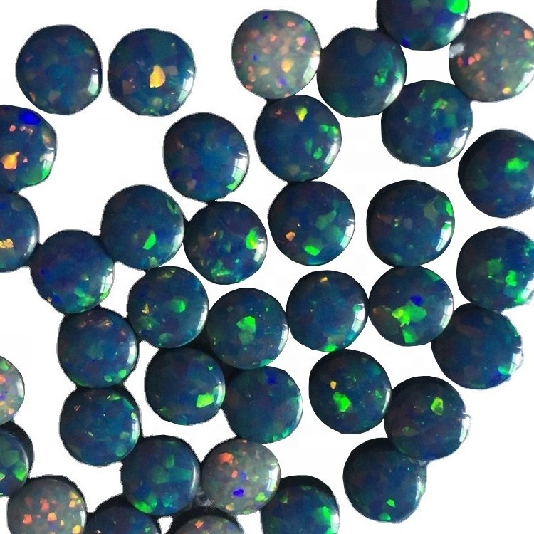 Safn (tvöfaldur andlit) Natural Eþíópíu Welo Cabochon Opal 39