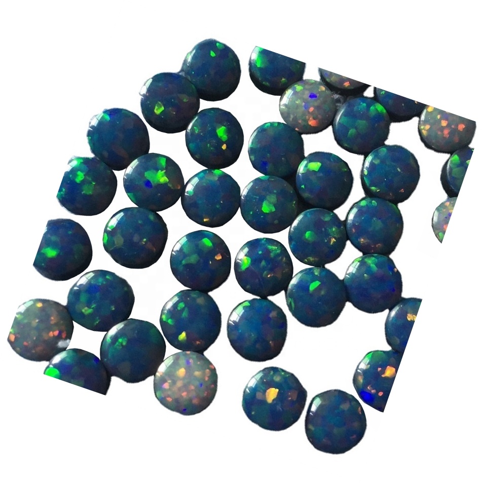 Safn (tvöfaldur andlit) Natural Eþíópíu Welo Cabochon Opal 45