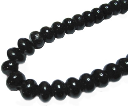 സ്വാഭാവിക കറുത്ത അഗേറ്റ് ജെംസ്റ്റോൺ അയഞ്ഞ മുദ്രകൾ 6 എംഎം 8 എംഎം 10 എംഎം റ round ണ്ട് ബീഡുകൾ 16 സ്ട്രോണ്ട് 39