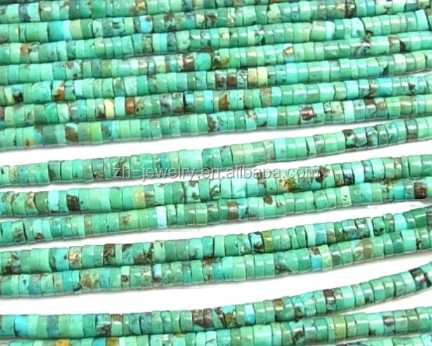 Firuzəyi Heishi muncuqları MagneSite bitirmiş Heishi muncuqları bitirib 9