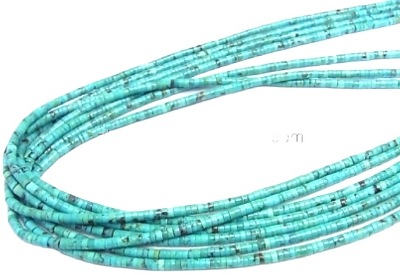 Firuzəyi Heishi muncuqları MagneSite bitirmiş Heishi muncuqları bitirib 11