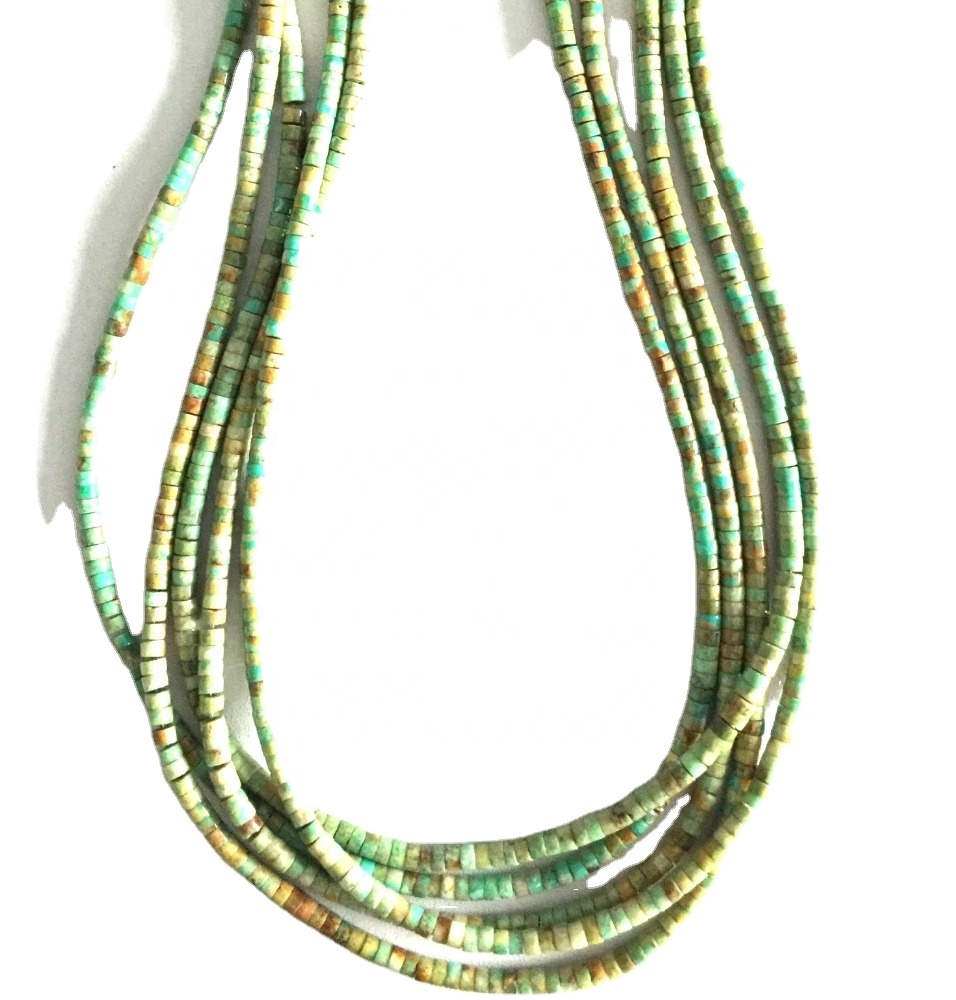 Firuzəyi Heishi muncuqları MagneSite bitirmiş Heishi muncuqları bitirib 13