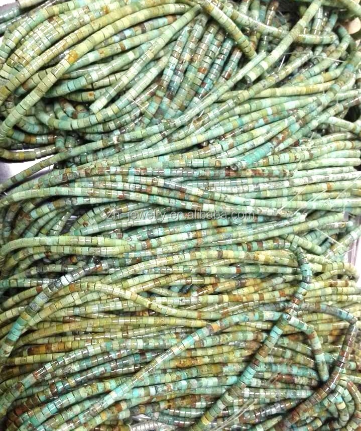 Firuzəyi Heishi muncuqları MagneSite bitirmiş Heishi muncuqları bitirib 15