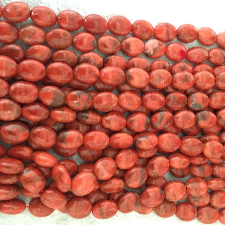 Stone di pietra di Cabochon curru di u Corru di u Top di Matazione di File Grossa Praticà Corale Gratuitu Prestitu Per Femma Gioielli 35