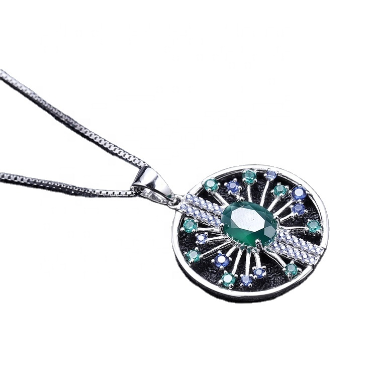 건조 된 Bule 색상 30mm ~ 40mm 크리스탈 Druzy Electroplate Gemstone 펜던트 15