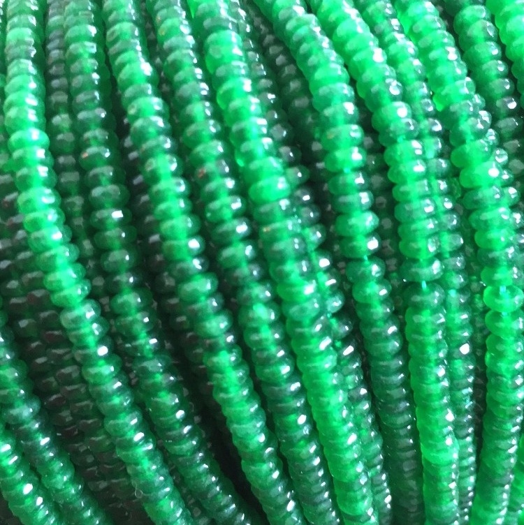 6mm 8mm 10mm 12mm 14mm 16mm 18mm 20mm unartificial lustrous apple green beads agate strand 38