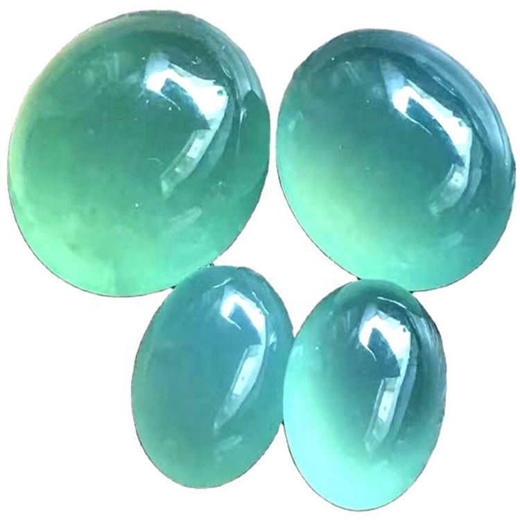 Forma ovale Smeraldo gatti sciolti Eye Stone Pietra Pietra Pietra Pietra Pietra preziosa Cabochon 30
