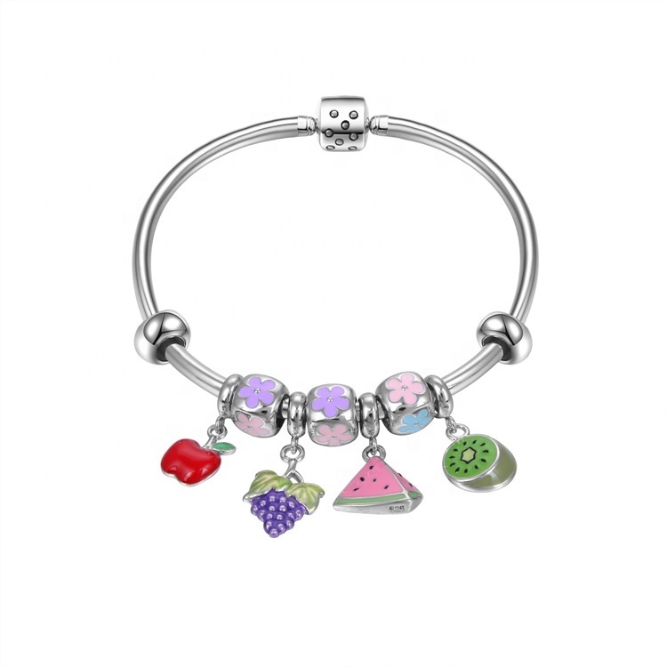 최고급 매력적인 925 스털링 실버 Bangles 팔찌 8