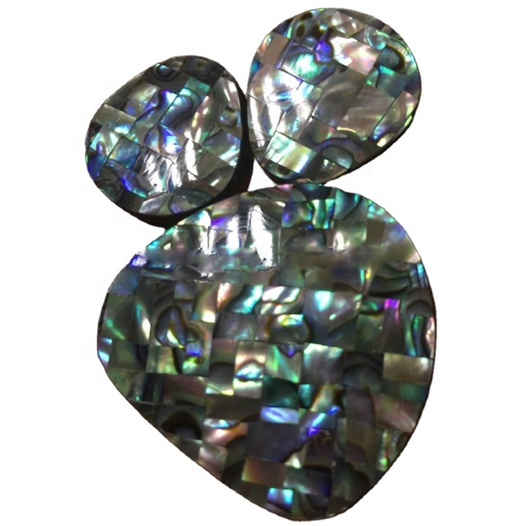 Abalone Shell obesek solza morja lupine obesek mozaik abalone obesek paua lupine obsidian mozaic kabohonov 31