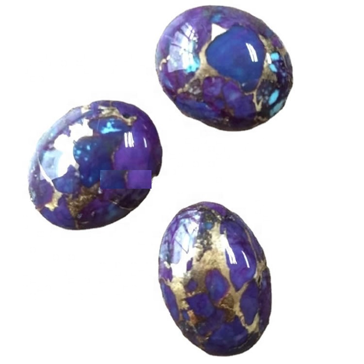 Кінгмен Мідь стиснуті бірюзові кабохони 9