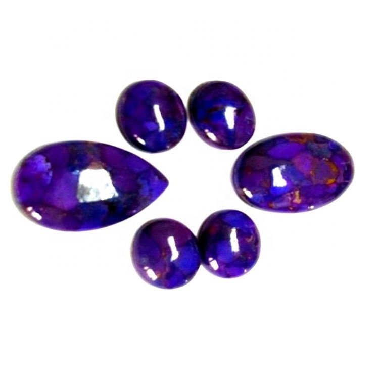 Кінгмен Мідь стиснуті бірюзові кабохони 15