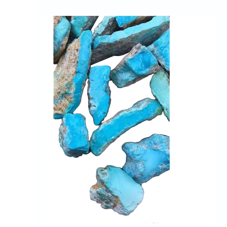Loose tirkīza akmeņi tirkīza neapstrādāti akmeņi - kristāli dārgakmeņi rotaslietas padarīt neapstrādātu tirkīza 7