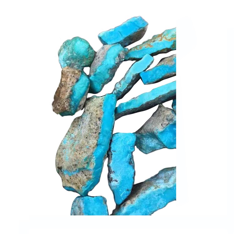 Loose tirkīza akmeņi tirkīza neapstrādāti akmeņi - kristāli dārgakmeņi rotaslietas padarīt neapstrādātu tirkīza 9