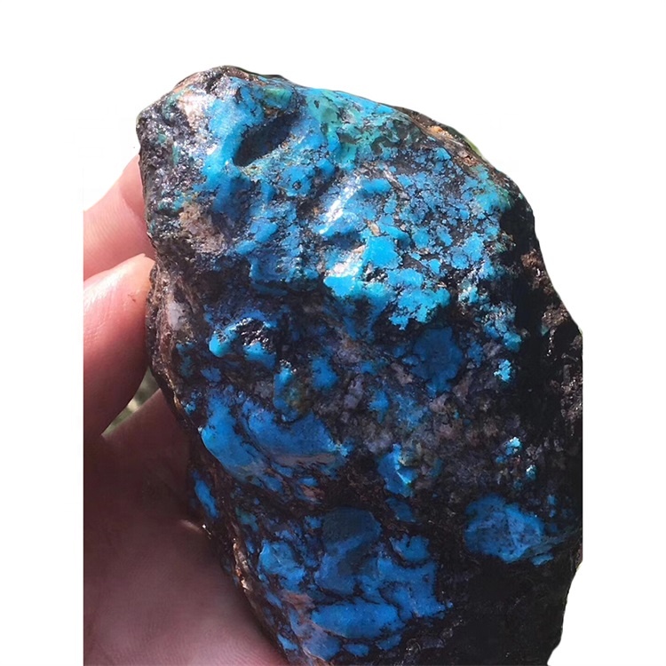 Dark Bule Spider Web TURQUOISE ROUPE MATERIA SpiderWeb TURQUOISE GIBBSITE Cabbing Rough Pyrite Crystal Shine 11